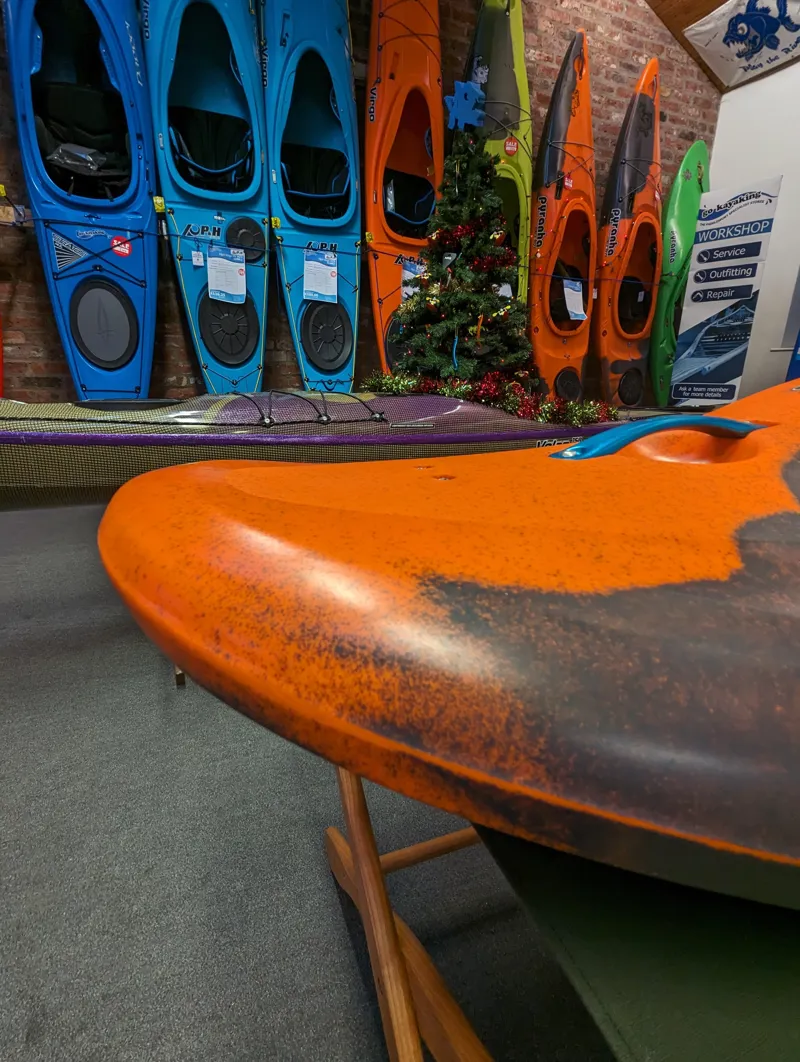 2023 Pyranha Firecracker 232 Factory Second Down River Kayak Fire Ant-8